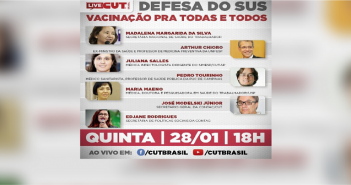 Convite – Live Defesa do SUS e Vacina para Todos e Todas capa-sus