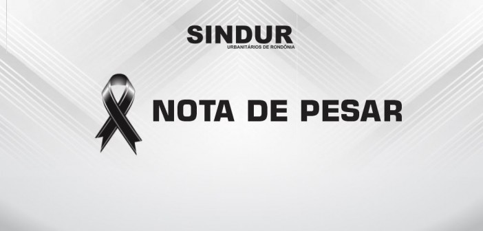 NOTA DE PESAR